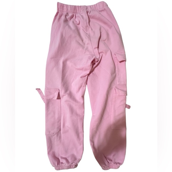 Zara Girls' Pants Casual Twill Cargo Joggers with Adjustable Elastic Waistband - Picture 5 of 10